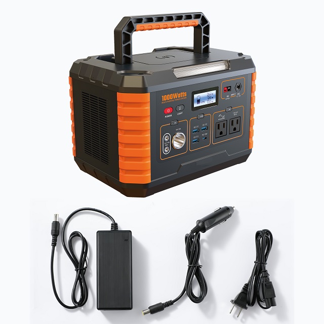 1000W High Capacity Portable Power Station for Home