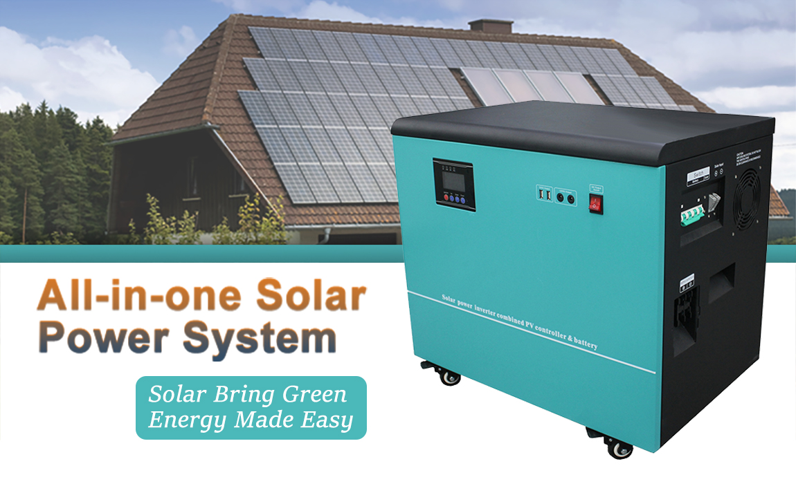 5000w 5000wh Rechargeable in One Solar Power System for Emergency
