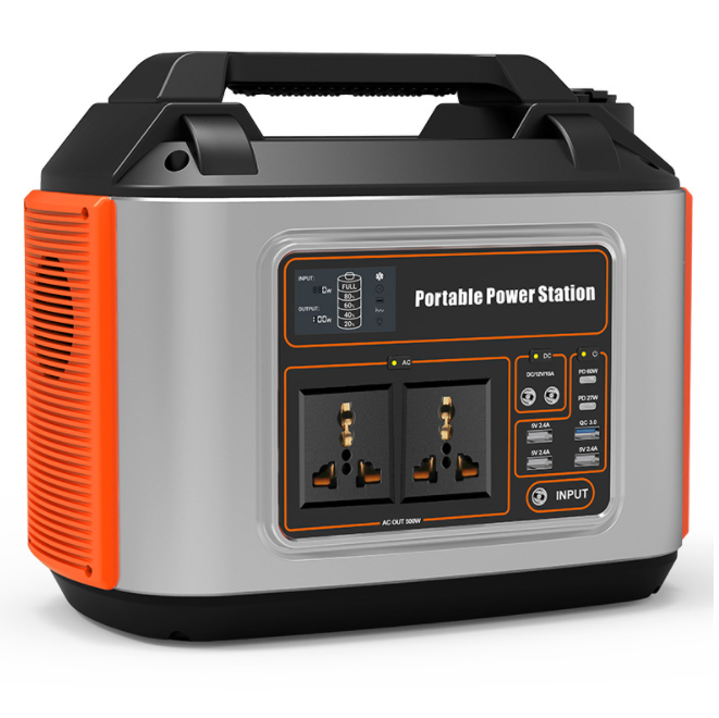 500w 110v with Jumper Cables Portable Power Station for Power Outages