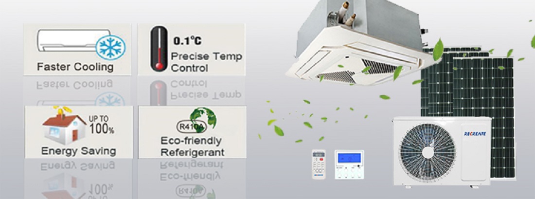 24000 Btu Solar Air Conditioning Plug And Play