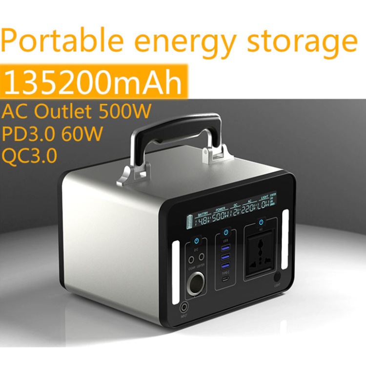 500w 220v Solar Portable Power Station for Camping