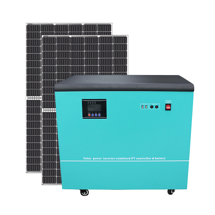 5000w with Battery Ports in One Solar Power System for Emergency